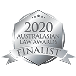 2020 Law Firm of the Year Finalist - Australasian Law Awards